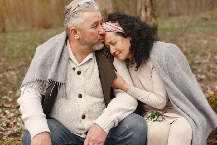 elderly couple