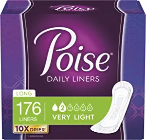 Poise Daily Incontinence Panty Liners