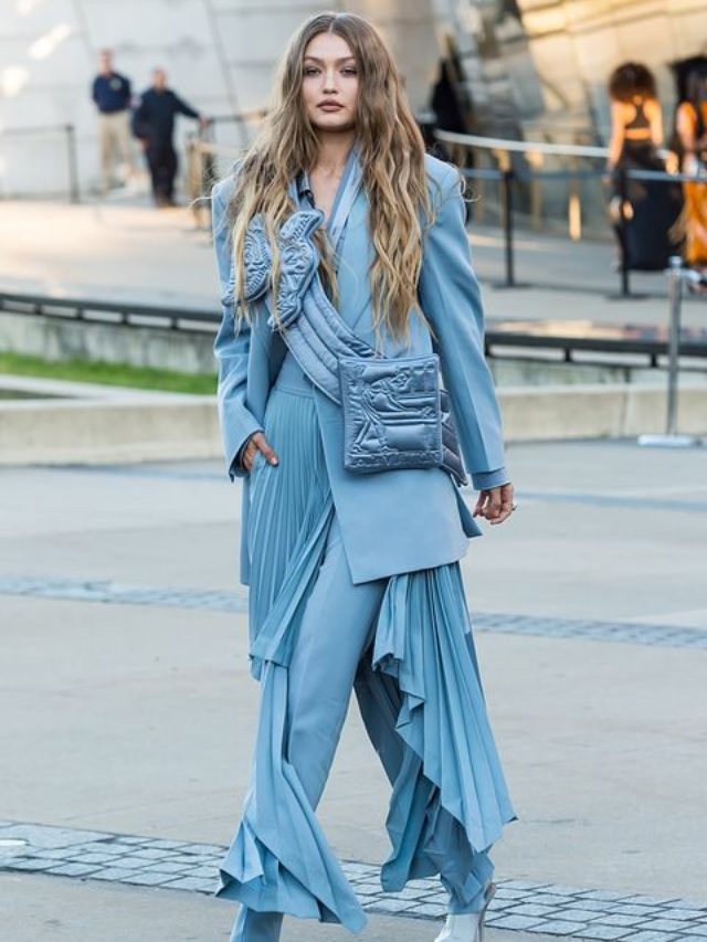 gigi hadid in blue outfits1