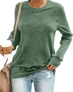 SENSERISE Women Casual Crewneck Sweatshirt