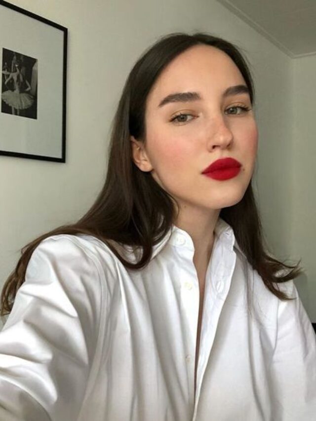 red lipstick makeup7