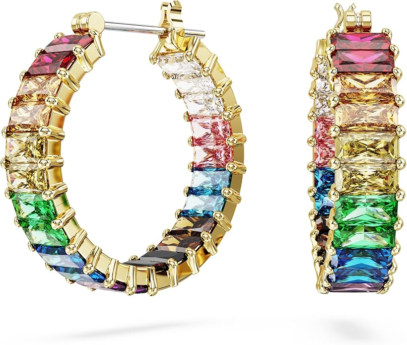 Swarovski Matrix Hoop Earrings